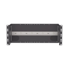 PANDUIT Soporte Industrial Para Instalar Equipos de Montaje en Riel DIN, Para Racks o Gabinetes Estándar de 19in, de 4UR, Color Negro MOD: IABDIN4