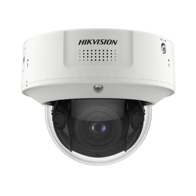 HIKVISION Domo IP 4 Megapixel / Lente Mot. 2.8 - 12 mm / 40 mts IR EXIR / IP67 / IK10 / H.265+ / Conteo de Personas por Detección de Rostro (Base de Datos) / WDR 140 dB / DeepinView / Micrófono Integrado IDS-2CD7146G0/C-IZS