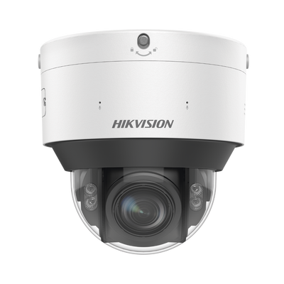 HIKVISION Domo IP 4 Megapixel / Lente Mot. 2.8 - 12 mm / Luz Dual (IR y Luz Blanca) / Reconocimiento Facial / Heat Map / ACUSENSE / Metadata / Micrófono Integrado / IK10 / IP67 / WDR 140 dB / DeepinView MOD: IDS-2CD7547G0-XZHS