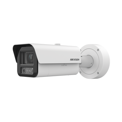 HIKVISION Bala IP 4 Megapixel / Lente Mot. 2.8 - 12 mm / Luz Dual (IR y Luz Blanca) / Reconocimiento Facial / Heat Map / ACUSENSE / Metadata / IK10 / IP67 / WDR 140 dB / DeepinView MOD: IDS-2CD7A47G0-XZHS