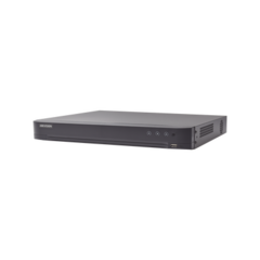 HIKVISION (ACUSENSE / Evita Falsas Alarmas) DVR 4 Megapixel / 8 Canales TURBOHD + 4 Canales IP / 1 Bahía de Disco Duro / Audio por Coaxitron IDS-7208HQHI-M1/S