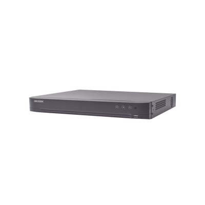 HIKVISION DVR 16 Canales TurboHD + 16 Canales IP/ 4K/ Acusense/ Audio por Coaxitron/ 2 Bahía de Disco Duro/ Salida de Video en 4K/ Entrada-Salida de Alarma IDS-7216HUHI-M2/S/A(E)