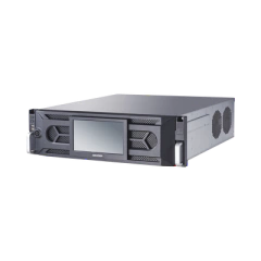 HIKVISION NVR 12 Megapixel (4K) / 64 Canales IP / 16 Bahías de Disco Duro / 4 Tarjetas de Red / RAID con Hot Swap / Reconocimiento Facial MOD: IDS-96064NXI-I16(B) - comprar en línea