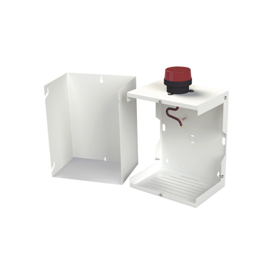 EPCOM INDUSTRIAL Gabinete de Resguardo de Sirena de 30 Watts con Alerta Visual Estroboscópica. MOD: IMP-30-EST-V2