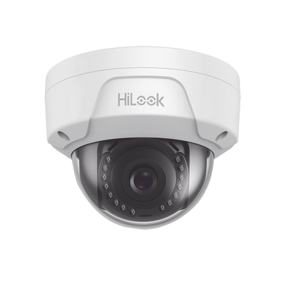 HiLook by HIKVISION HiLook Series / Domo IP 2 Megapixel / 30 mts IR / Exterior IP67 / IK10 / dWDR / PoE / Lente 2.8 mm / Onvif MOD: IPC-D121H(C)
