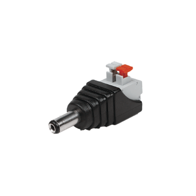 EPCOM TITANIUM Adaptador tipo Jack de 3.5 mm Macho Polarizado de 12 Vcc con Terminales de Presión. MOD: JR52X