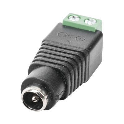 EPCOM POWERLINE Adaptador Hembra Tipo Jack de 3.5 mm polarizado de 12 Vcc / Terminales Tipo Tornillo / Polarizado (+/-) / Ideal para Cámaras de Video Vigilancia. MOD: JR-53