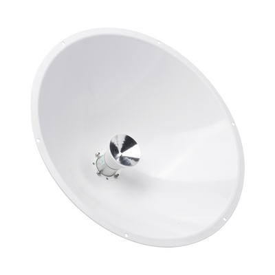 JIROUS Antena direccional de Alto Rendimiento/ Parábola profunda para mayor aislamiento al ruido / 24.5 dBi / (4.9 - 6.4 GHz) / Filtro para mayor aislamiento de señal / Conectores N-Hembra / Fácil Montaje y Soporte de acero inoxidable / Rado JRC-24DD-SDUPLEX