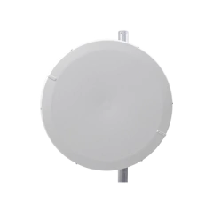 JIROUS Antena Direccional de Alto Rendimiento/ Parábola profunda para mayor aislamiento al ruido / 29 dBi / 4.9 - 6.4 GHz / Conectores N-Hembra / Fácil Montaje y Soporte de acero inoxidable / Radomo Incluido JRC-29DD-MIMO