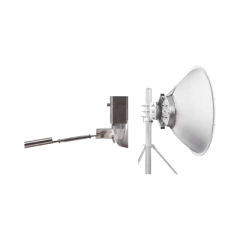 JIROUS Antena parabólica 4 ft para radio B11, ganancia de 41 dBi, conector guía de onda, 10.1-11.7 GHz, 1.2 m, incluye montaje JRZ1200-ADJUSTABLE MOD: JRMA0-1200-10/11-KIT