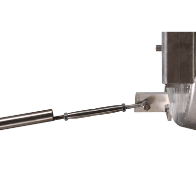 JIROUS Montaje ajustable para mayor estabilidad y alineación de antenas JRMA01200 y JRCDD35DUPLEX MOD: JRZ1200-ADJUSTABLE