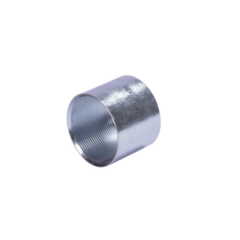 JUPITER Cople 1" (25mm) pared gruesa con rosca galvanizado etiqueta amarilla MOD: JU-PG-100-COP