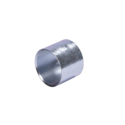 JUPITER Cople 4" (102mm) pared gruesa con rosca galvanizado etiqueta amarilla MOD: JU-PG-400-COP