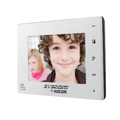 KOCOM Monitor Adicional en Color Blanco MOD: KCV-D372-MW