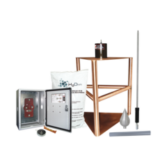 TOTAL GROUND Kit de Pararrayo con Punta con Diámetro de Protección de 200 metros. MOD: KDA-03