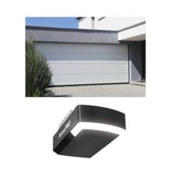 ACCESSPRO KIT COMPLETO Puerta GARAGE87 / Lisa Linea Central / Color blanco / Insulada / Incluye Motor FS1000APP / 1/2HP / Fuerte/Silencioso/Luz LED/Motor DC . KITGAR87