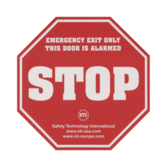 STI Etiqueta de advertencia "Puerta con alarma" EXIT STOPPER® STI-6400 MOD: KIT-L16200