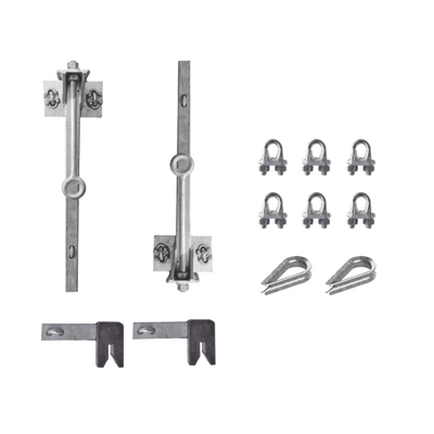 SYSCOM TOWERS Kit de Línea de Vida para Torres STZ35G y STZ45G hasta 45 metros de altura. MOD: KIT-LV45