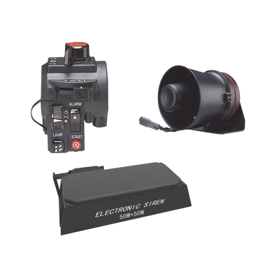 EPCOM INDUSTRIAL SIGNALING Kit para motocicleta EPCOM INDUSTRIAL, sirena/bocina de 100 Watt y controlador MOD: KITMOTOEPCOM2