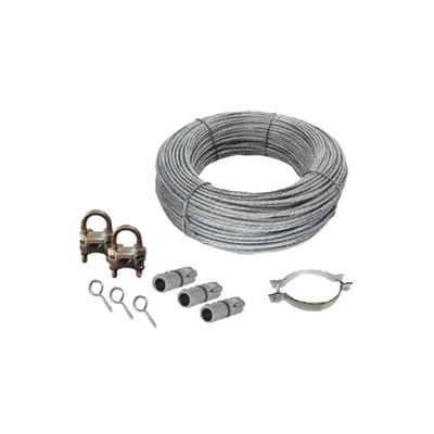 TOTAL GROUND Kit de Retenida para sujeción de Mástil de Hasta 6 metros. MOD: KIT-R-MASTIL6