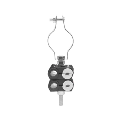 SYSCOM TOWERS KIT de Dos Sujetadores de plastico para cuatro cables de 6 a 8 mm con todo y hardware de instalación en tubos de 1 1/4 in MOD: KITST68MCLICK2