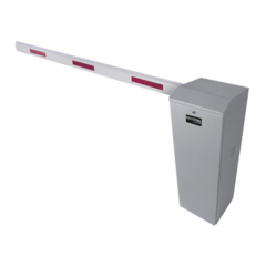 AccessPRO Kit de Barrera Vehicular Izquierda Color Gris y Brazo de 3 m MOD: KIT-XBF-LB