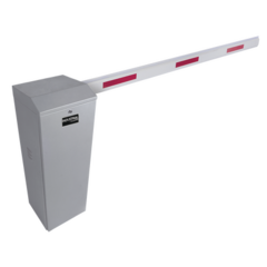 AccessPRO Kit de Barrera Vehicular Derecha Color Gris y Brazo de 3 m MOD: KIT-XBF-RB