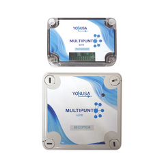YONUSA KIT Transmisor / Receptor Inalámbrico para KLT110 / 1 KM Linea de Vista / Multi-Punto Soporta 10 Equipos KL110