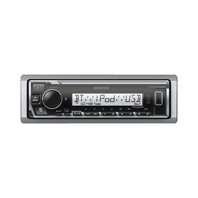 JVC KENWOOD Estéreo marino con conexión Bluetooth, iluminación multicolor variable, con entrada USB KMR-M332BT