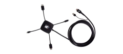 KRAMER K-SPIDER Cable adaptador activo para múltiples formatos entrada (M) a salida HDMI (M)