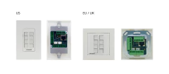 KRAMER RC-208 Botonera de control de 8 botones con puertos I/O (US, EU, UK)