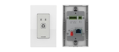 KRAMER WP-2UT/R-KIT Kit extensor con placa de pared PoC USB 2.0 sobre cable de CAT - comprar en línea
