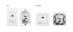 KRAMER WP-3H2 Extensor wall plate HDMI 4K HDR (UE, UK, US)
