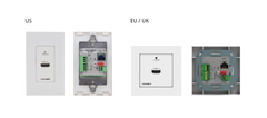 KRAMER WP-789T Transmisor 1 — Gang en formato Wall plate con aceptador de PoE para señales 4K60 4: 2: 0 HDMI con RS — 232 e IR sobre HDBaseT de largo alcance
