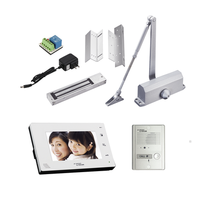 KOCOM KIT TODO EN UNO VIDEOPORTERO ANALOGICO MOD: KT-374-W