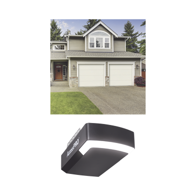 ACCESSPRO KIT COMPLETO Puerta GARAGE87 / Lisa / Color blanco / Insulada / Incluye Motor FS1000SPEED / 1/2HP / Fuerte/Silencioso/Luz LED/Motor DC . MOD: KT-GAR87