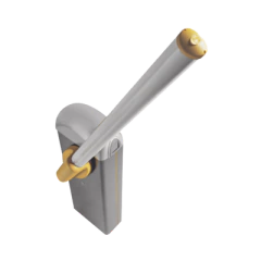 CAME Kit de Barrera Vehicular para Automatización de Accesos de Hasta 8 metros / Elegante Diseño Italiano / Compatible con Iluminación MOD: KT-GARD8-SE