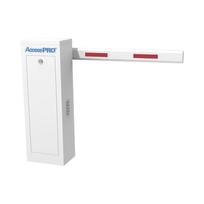 ACCESSPRO Kit de Barrera Vehicular Derecha con Brazo Telescópico / Soporta brazo Telescópico de hasta 6 metros / Tiempo de Apertura 6 segundos MOD: KT-XBS-6MR