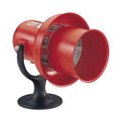 FEDERAL SIGNAL INDUSTRIAL Sirena de alarma general, UL y cUL, 120 Vca/cd, roja MOD: L120