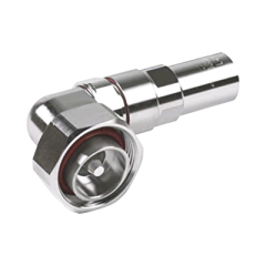 COMMSCOPE (ANDREW) Conector DIN 7-16 Macho en Ángulo Recto para LDF4-50A, PIN Cautivo MOD: L4DR-PS