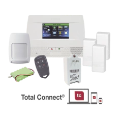 HONEYWELL HOME RESIDEO Panel de Alarma Inalambrico Autocontenido con Pantalla Touch L5210, integrable a casa inteligente usando servicio de Total Connect MOD: L5210-PK
