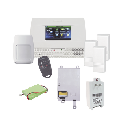 HONEYWELL HOME RESIDEO Panel de Alarma Autocontenido con Pantalla Touch L5210 con GSM 3GL MOD: L5210-PK-3GL