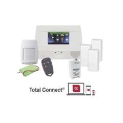 HONEYWELL HOME RESIDEO Kit de Panel de Alarma Inalambrico Autocontenido con Pantalla Sensible al Tacto MOD: L5210PKIT