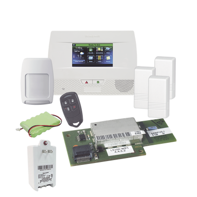 HONEYWELL HOME RESIDEO Panel de Alarma Autocontenido con Pantalla Touch L5210 con Modulo Wi-Fi MOD: L5210-PK-K1