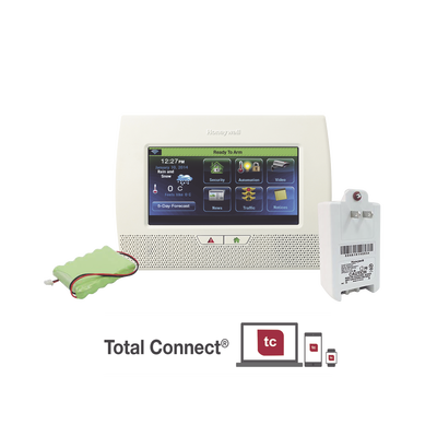 HONEYWELL HOME RESIDEO Panel de Alarma Inalambrico con Pantalla Touch en Español MOD: L7000-LAS