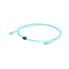 SIEMON Jumper de Fibra Óptica BladePatch LC-LC Duplex, Multimodo 50/125 OM4, OFNR, Color Aqua, 3 Metros MOD: LBP-LCLC5V-03AQ.