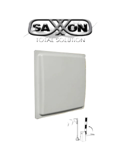 SAXXON SAXR2657 - Lectora de Tarjetas UHF para Control de Acceso Vehicular / 902 A 928 Mhz / Lectura de Largo Alcance de 1 a 10 metros / Encriptable / Compatible con Enrolador FC06 #SX1