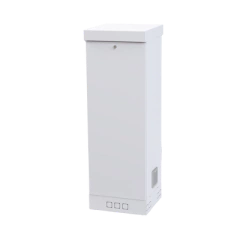 LINKEDPRO BY EPCOM Gabinete para Piso, Capacidad 11 Unidades de Rack, 553mm de Ancho, 841mm de Profundidad, Doble puerta y Postes frontales e intermedios ajustables, Color Blanco LF-RE-06-05-11UW