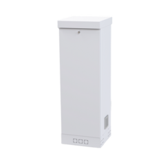 LINKEDPRO BY EPCOM Gabinete para Piso, Capacidad, 31 Unidades de Rack, 553mm de Ancho, 1730mm de Profundidad, Doble puerta y Postes frontales e intermedios ajustables, Color Blanco LF-RE-06-05-31UW
