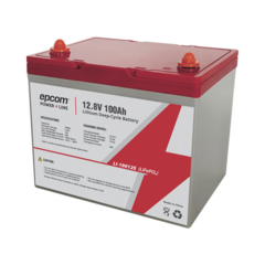 EPCOM POWERLINE Batería de Litio Ciclo Profundo 12.8 Vcc 100Ah, 1.28 Kw, (LiFePO4) Máximo 50 A de Descarga. MOD: LI10012S